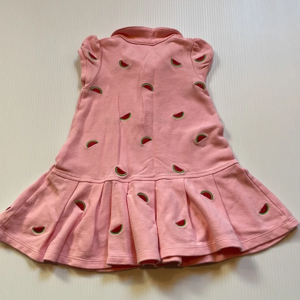Gymboree pink dress with red 🍉 watermelons.  Size 2T